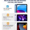 Leopard Slim Hard Back Case for iPad 10th Gen 10.9" with Smart Stand