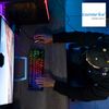 Combrite Falcon Gaming Keyboard And Mouse Set, TKL Compact Size, Rainbow LED Backlit, USB Wired Desktop Combo, UK Layout