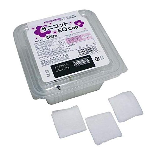 Marusangyo Sanicot EQ 200 Pieces 1.6 x 1.6 inches (4 x 4 cm)
