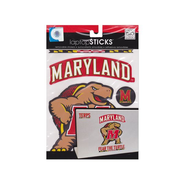 me & my BIG ideas laptopSTICKS Removable Laptop Stickers, Maryland Terrapins (Terps)