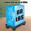 Updated Version Computer Tower Stand with Rolling Caster Wheels, Adjustable PC Tower Holder for Floor Carpet Gaming PC Case, Mobile CPU Stand for Home Office