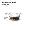 OXO Good Grips POP Container - Big Square Mini 1Litre, White