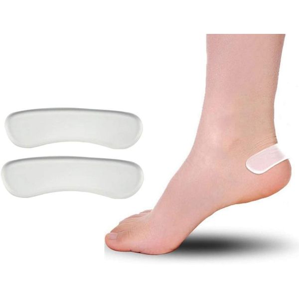 Pedimend™ Heel Grips Shoes Too Big - 4 Pieces | Gel Shoe Inserts Liners Pads | Back of Heel Protector | Protects from Slipping Out and Rubbing | Stay Firmly Cushion Softly