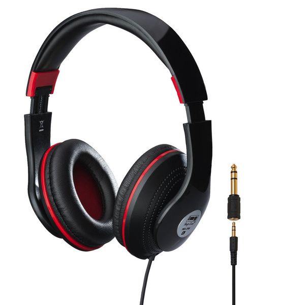 MONACOR MD-390 220100 Stereo Headphones Black