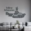 Yellow Submarine - Wall Art Decal Sticker [Lemon]
