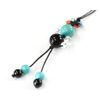 Natural Stone Strap | Turquoise | Onyx | Crystal