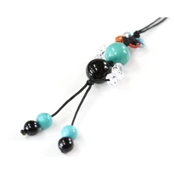 Natural Stone Strap | Turquoise | Onyx | Crystal