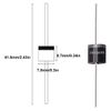 Tnisesm 20 Pcs 20SQ050 20A 50V Schottky Blocking Diode, Rectifiers Diode,Diode Axial Kit for Solar Panel
