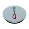 Rock Climbing Hanger and Carabiner QUICKDRAW PopSockets Adhesive PopGrip