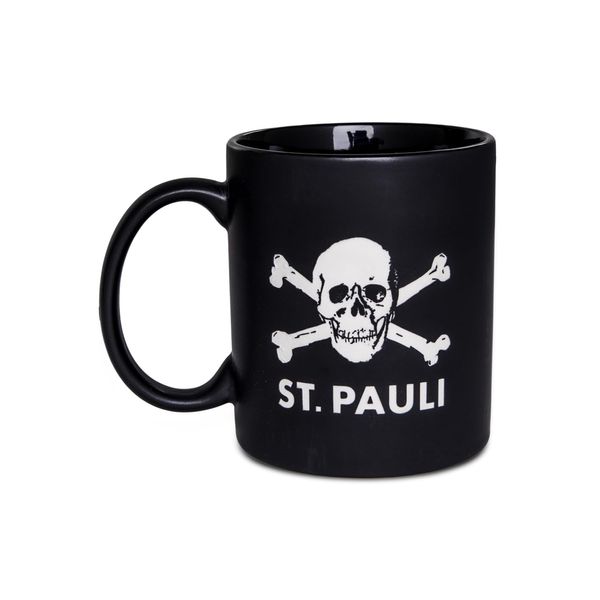 FC St. Pauli Black Skull Coffee Mug