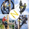 Durable 6FT Tree Climbing Safety Harness - Multipurpose Fall Protection Lanyard