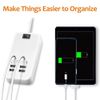 6 Port USB Hub Fast Wall Charger Station Multi-Function Desktop AC Power Adapter