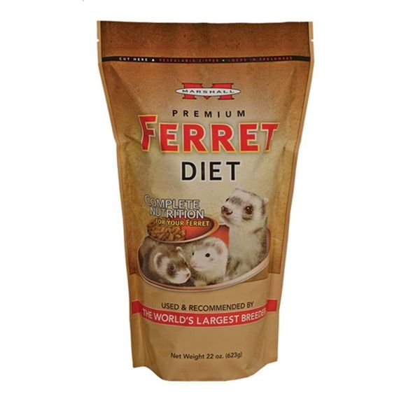 Marshall Pet Premium Ferret Diet Dry Food 22 oz