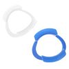 2pcs O Oral Watch Speak Orthodontics Tool Lipless Shape for Mouthguard Teeth White Orthodontic Opening Game Fun Ya Opener Blue Block Device Mouth Intraoral Autoclavable Cheek