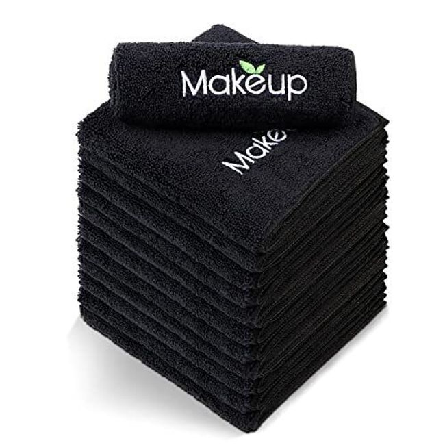 Makeup Remover Wash Cloths Super Soft & Quick Dry Microfiber Face Towel Absorben