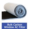 Window Air Conditioner Poly + Carbon Filter 24"x96" Roll 1 Pack