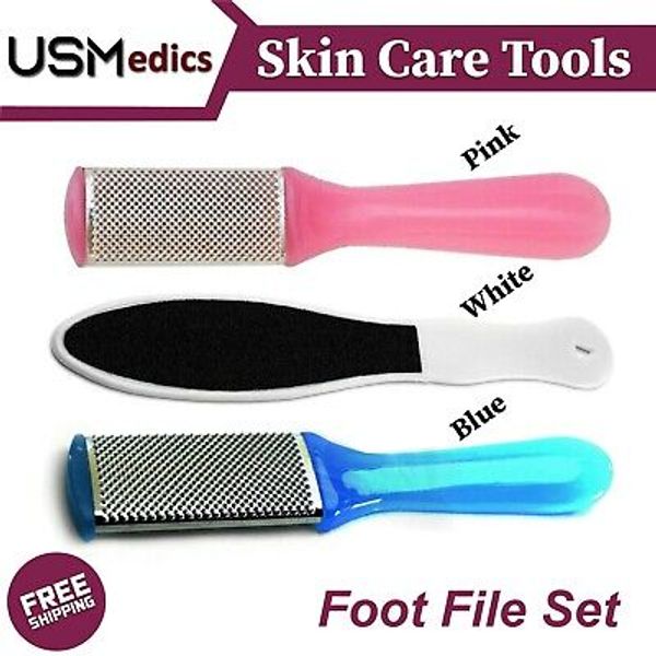 Chiropody Manicure Pedicure Foot Rasp File Remover Hard Dead Skin Scrubber Set