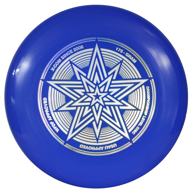 X-COM Sports Disc Ultimate Disc for Competition, Authentic Product, X-COM, 6.1 oz (175 g), Dark Blue