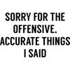 CafePress Offensive Accurate Things Oval Car Bumper Sticker