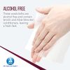 Dynarex Personal Cleansing Washcloth - Pre-Moistened Wet Wipes with Lanolin & Aloe Vera - Disposable Sheets for Incontinence, Personal Care, Make-Up Removal, 1 Tub of 46 Wipes