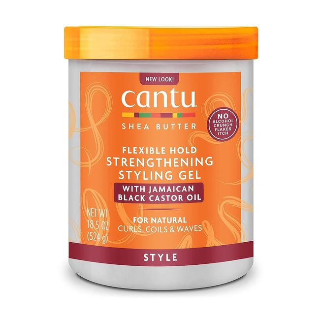 Cantu Strengthening Styling Gel with Jamaican Black Castor Oil 524g