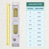 KnitPro Trendz Single Pointed Needles 14" (35cm) | 6.00mm