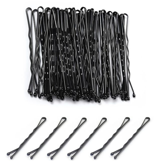 100 Stück Haarnadeln Wellenform Haarklammern Metall Bobby Pins Haarnadel-Set für Kinder Mädchen Haarzusätze Friseursalon