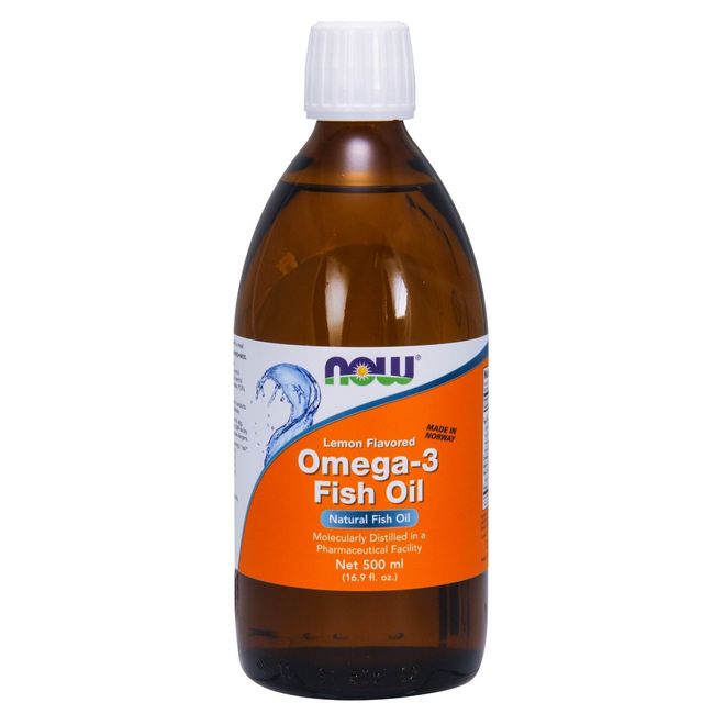 NOW Foods Omega 3 Fish Oil Liquid, 1400 mg, 16.9 oz