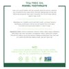 Natural Tea Tree Oil Toothpaste, Fennel, 7 oz (130 ml)