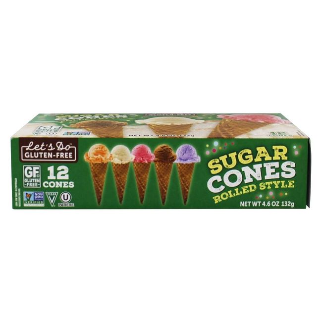 Edward & Sons Let's Do Gluten Free Sugar Cones - 4.6 oz box