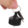 PREJM 2 Sets of Replacement Easy Pull Keys for Pride Mobility Scooters - Key Switch, Manual Operation, Black