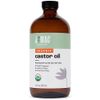 J MAC BOTANICALS Organic Castor Oil Cold Pressed (Glass Bottle, 16 oz), pure castor oil, hexane free, castor oil for face, skin, castor oil for eyelashes, cold pressed organic castor oil