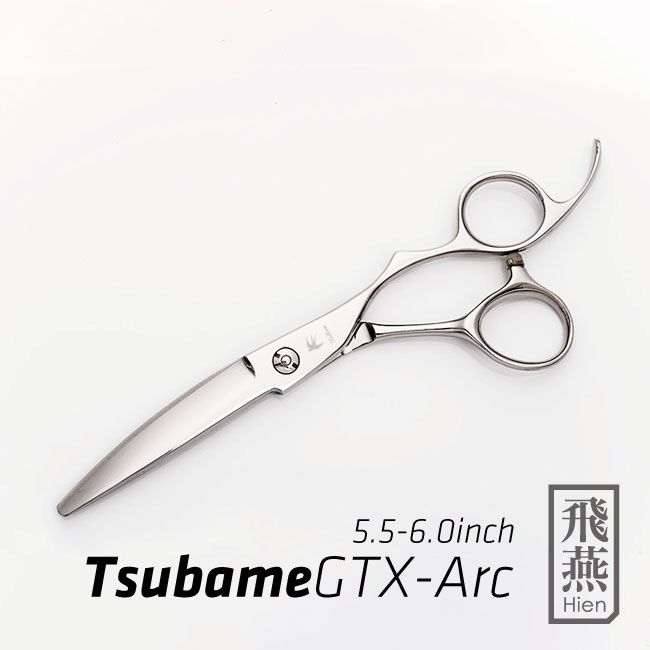 [Hien Scissors] GTX Arc Arc Scissors 440C Use Beauty Barber Haircut Scissors Professional Cut Stylist Hairdresser Barber Assistant Haircut Scissors Scissors Dry Cut Slide Effect Sasa Blade