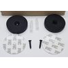 25# Rated, 2" Diameter Round Rubber Coated Gun Magnet, 2 pcs.