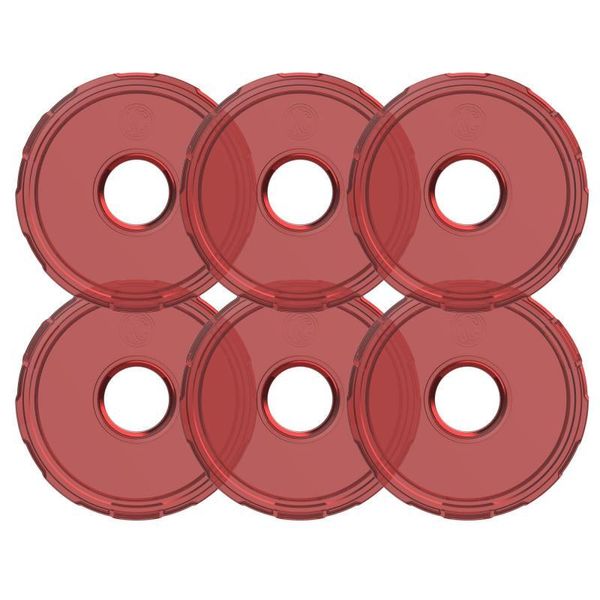 KC HiLiTES Cyclone V2 LED - Replacement Lens - Red - 6-PK 4413