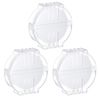 Sourcing Map Thread Wax, Beeswax Thread Conditioner for Sewing, Fabric Embroidery Wax, White, 3pcs