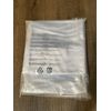 AmazonBasics Heavyweight 72" x 72" Clear Shower Curtain Liner with White Hooks