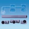 Waste outlet connection kit for caravan and motorhome