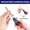 WORKPRO 12-in-1 Ratcheting Multi-Bit Screwdriver Set, Quick-load Mechanism Screwdriver with Double End Bits in Handle