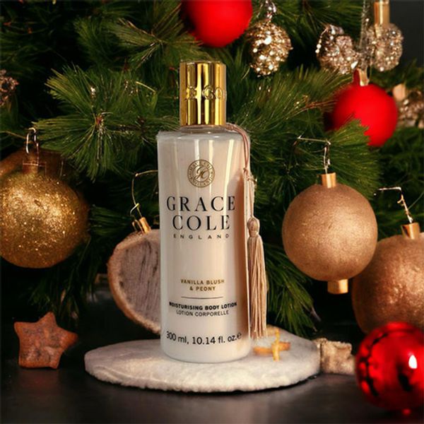 [Black Friday P up to 10x] GRACE COLE Boutique GRACE COLE Vanilla Blush &amp; Peony Body Lotion 300ml VANILLA BLUSH &amp; PEONY BODY LOTION Body Cream