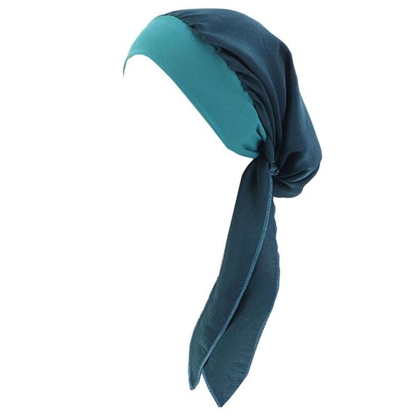 Vobozeany Kopftuch Turban Damen Elegante Elastic Headwrap Bandana kopfbedeckung Slouch Mütze Für Chemo Haarausfall