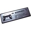 LC Security Emblem 24 Hour Surveillance Dash Cam GPS Tracker Sticker