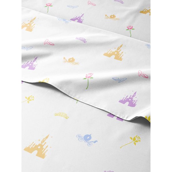 Kids Princess Full 4 Piece Sheet Set - Boys, Girls, Teens, Toddler - Easy Fit Deep Pockets - Breathable, Hotel Quality Bedding Sheets - Machine Washable - Wrinkle Free - Cute, Cozy, Soft - CGK Linens