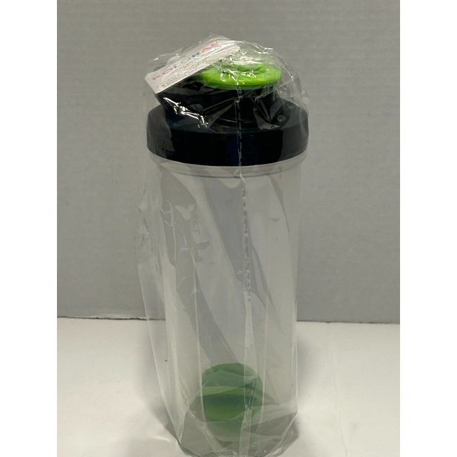 24 oz. BPA-Free Clear Shaker Bottle - Mulitple Cap Colors