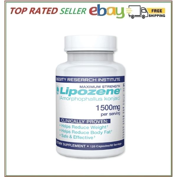 Lipozene MEGA Bottle 120 Capsules Making it Our Largest Size Available Appetite