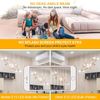 Ascher E12 Candelabra LED Light Bulbs 60 Watt Equivalent Daylight White 5000K...