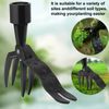 Weed Puller Tool, Stand Up Weeding Tool, Detachable Long Handle Weed Puller Root Remover Tool with 4 Claws, Manual Weeder Tool Hand Weed Root Pulling Tool, Picker, Grabber for Garden (Wood Handle)