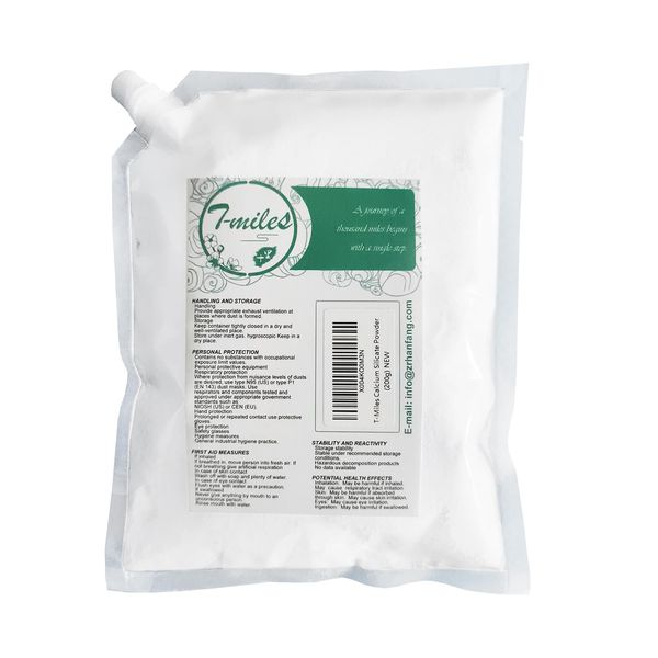 T-Miles Food Grade Calcium Silicate Powder 200g