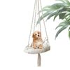 Macrame Cat Hammock Boho Style Hanging Swing Bed Pet Cat Sleeping Bed
