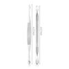 2 PC Set Blackhead Whitehead Pimple Acne Comedone Extractor Remover Popper Tools